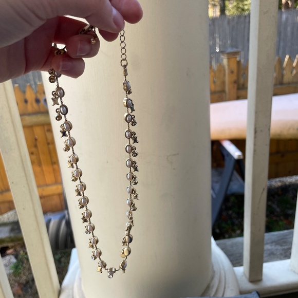 Sundance Catalog Pearl and Gold Vermeil Necklace - Picture 4 of 6